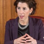GOV. GINA M. RAIMONDO has proposed an incentive program for communities to reduce the tangible property tax./ PBN FILE PHOTO DAVE HANSEN.