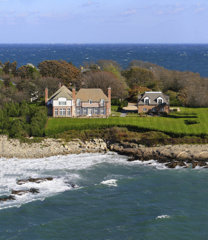 THE PROPERTY at 41 Ledge Road, Newport has sold for $9.4 million. / COURTESY LILA DELMAN REAL ESTATE