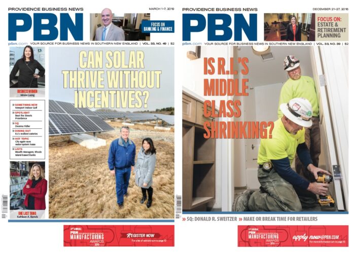 PBN WAS HONORED for general excellence for specialty publications for both advertising and journalism from the New England Newspaper and Press Association at the 2020 New England Newspaper Convention.