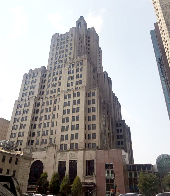 RHODE ISLAND FOUNDATION CEO and President Neil D. Steinberg has had 'very preliminary' talks with local leaders about saving the Industrial Trust Co. building, also known as the 'Superman' building, according to The Boston Globe. / PBN FILE PHOTO/CHRIS BERGENHEIM