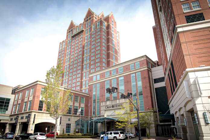 Omni Providence Hotel, 1 West Exchange St., Omni Rhode Island LLC, $74,326,500 THE 354-ROOM OMNI PROVIDENCE HOTEL will be closing until June 1 because of the coronavirus pandemic, the company has told WPRI-TV. / PBN FILE PHOTO/STEPHANIE ALVAREZ EWENS