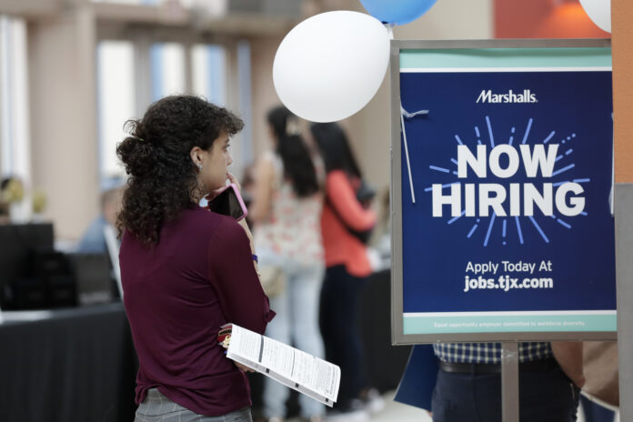 THE UNEMPLOYMENT rate in Rhode Island in January was 3.4%. / AP FILE PHOTO/LYNNE SLADKY