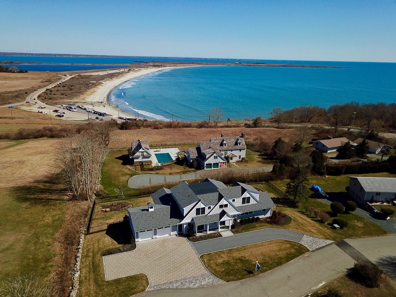 THE PROPERTY, spanning half an acre, features water views. / COURTESY HOGAN ASSOCIATES