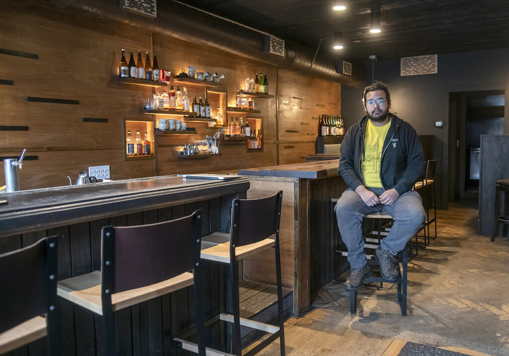 HANGING ON: James Mark, owner of Providence restaurants big king and north, says the coronavirus crisis has drained his bank account nearly dry, leaving him with $600. He’s trying to keep the business afloat with a takeout service. PBN PHOTO/MICHAEL SALERNO