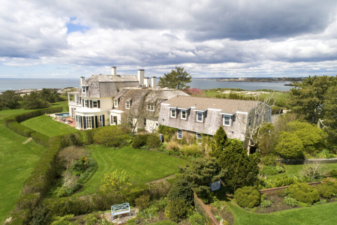 THE PROPERTY at 42 Ledge Road in Newport has sold for $8.6 million. / COURTESY LILA DELMAN REAL ESTATE