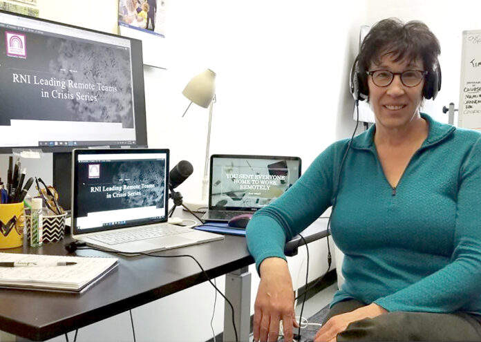 REMOTE BOOST: Sophaya CEO Mari Anne Snow is hosting a webinar on May 8 aimed at bolstering a company’s remote operation. / COURTESY MARI ANNE SNOW REMOTE BOOST: Sophaya CEO Mari Anne Snow is hosting a webinar on May 8 aimed at bolstering a company’s remote operation. / COURTESY MARI ANNE SNOW