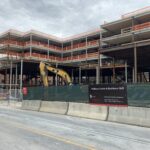 Brown wellness center and residence hall progresses