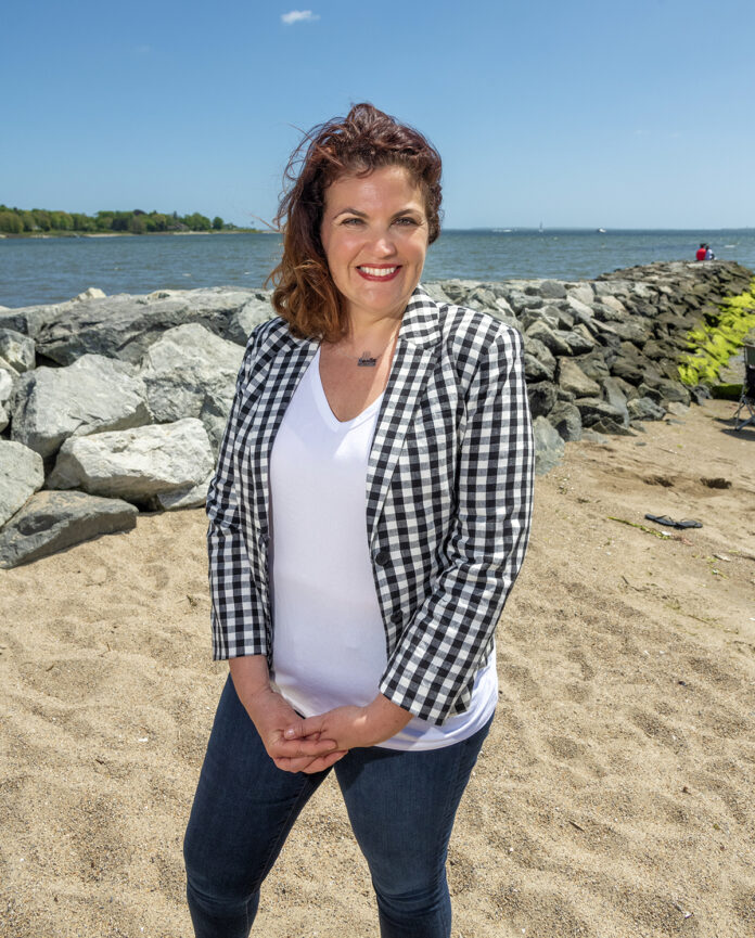Kristen Adamo joined the Providence Warwick Convention & Visitors Bureau in 2005. She served as vice president of marketing and communications before being named CEO and president in 2019. / PBN PHOTO/MICHAEL SALERNO