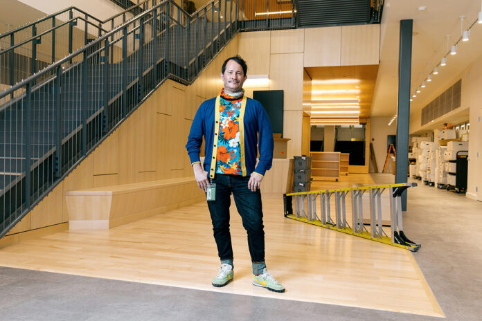 ADDED COST: Jack Martin, executive director of the Providence Public Library, which has nearly completed a $27 million renovation, says scheduling and cost overruns due to a lack of laborers because of the COVID-19 pandemic has added about $500,000 to the cost of the project. / PBN PHOTO/RUPERT WHITELEY