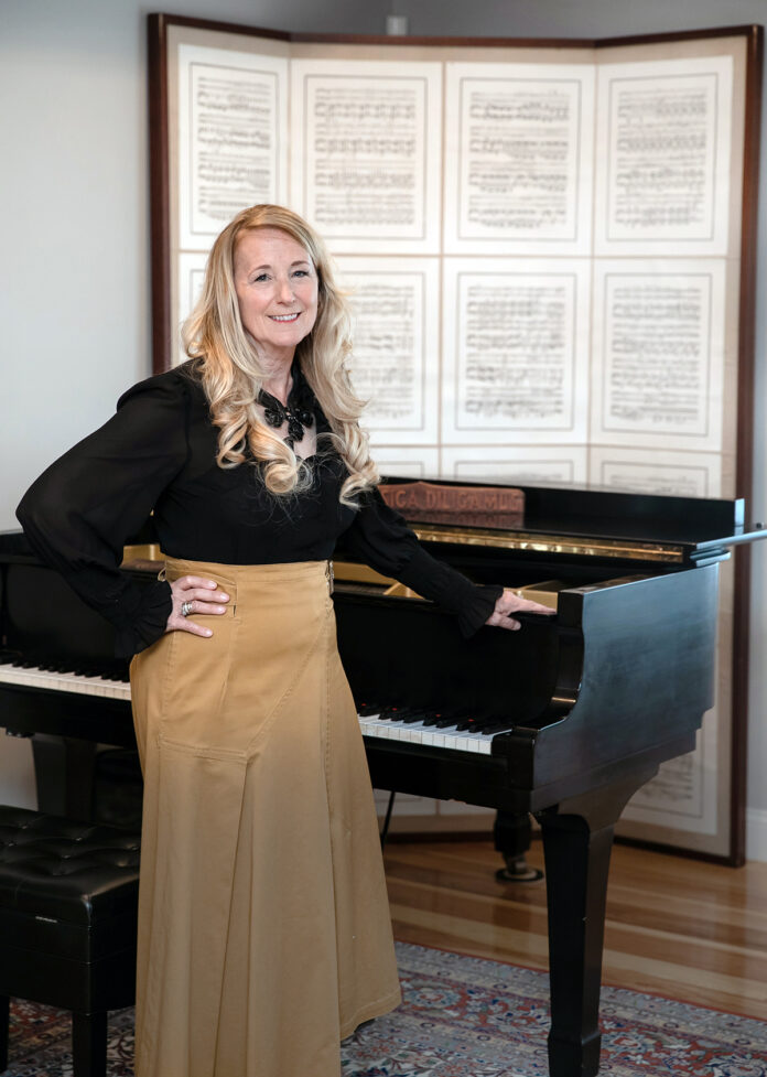 Suzanna Robinson Laramee’s love for the Newport Music Festival began in 2015, when the classical pianist was a guest artist. She was named CEO and president in 2019. In May she added interim executive director to her responsibilities. / PBN PHOTO/TRACY JENKINS