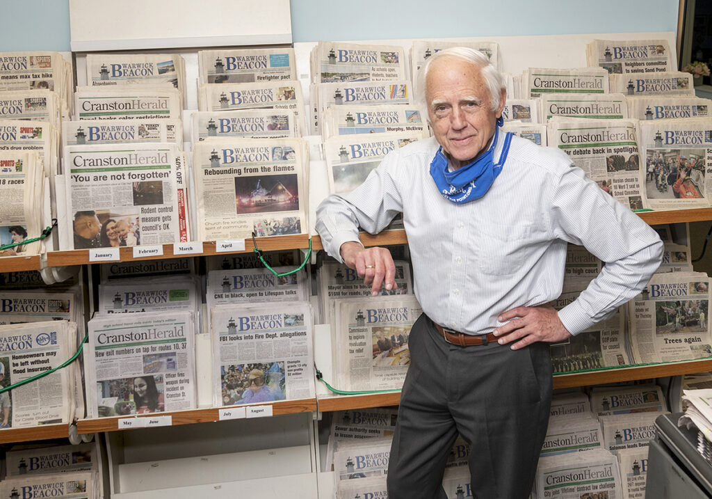 SEEKING SUPPORT: Beacon Communications Inc. owner John Howell has been calling on government to come to the aid of newspapers. / PBN PHOTO/MICHAEL SALERNO 