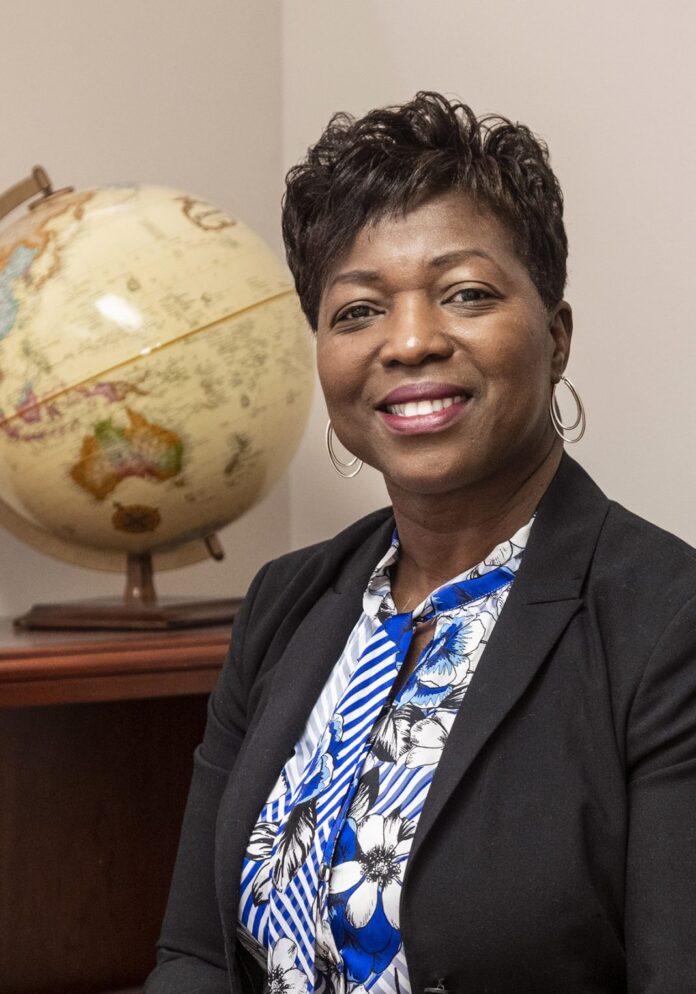 LISA RANGLIN, president of the Rhode Island Black Business Association, criticized the state for its failure to comply with its own policies regarding contracts with minority-owned businesses during a news conference on Thursday. / PBN FILE PHOTO/MICHAEL SALERNO