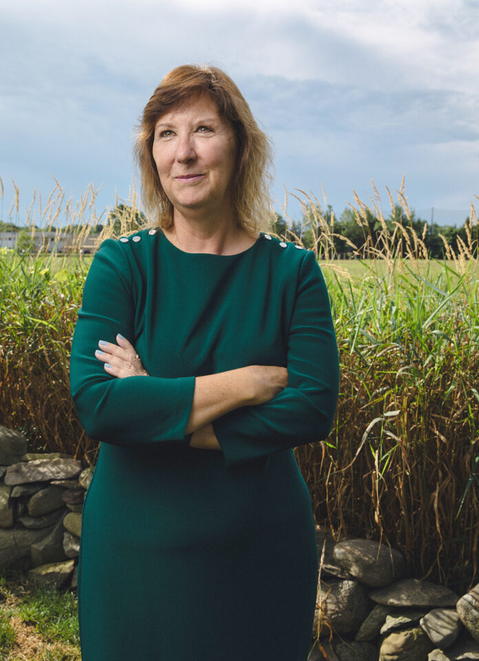 Beth Carter last September became executive director of the Rhode Island Business Competition, a nonprofit that provides resources to entrepreneurs. She’s also founder of Carter Consultants Ltd., and Beth Carter Enterprises. / PBN PHOTO/RUPERT WHITELEY