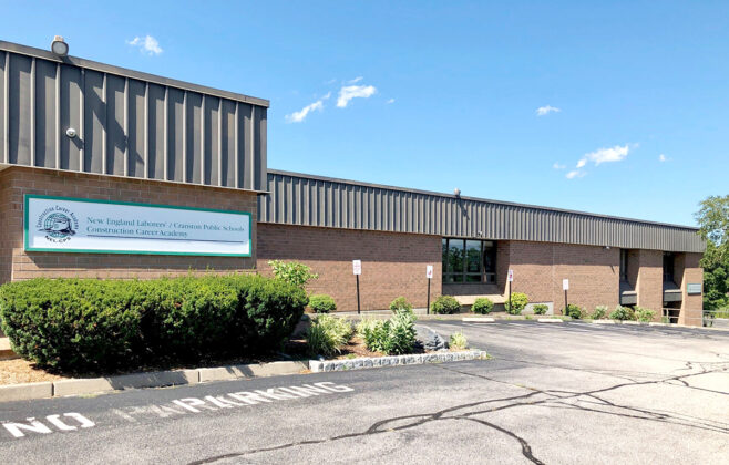 4 Sharpe Drive (1981)
OWNER: Sharpe Azatak LLC
TENANT: New England Laborers’/Cranston Public Schools Construction & Career Academy