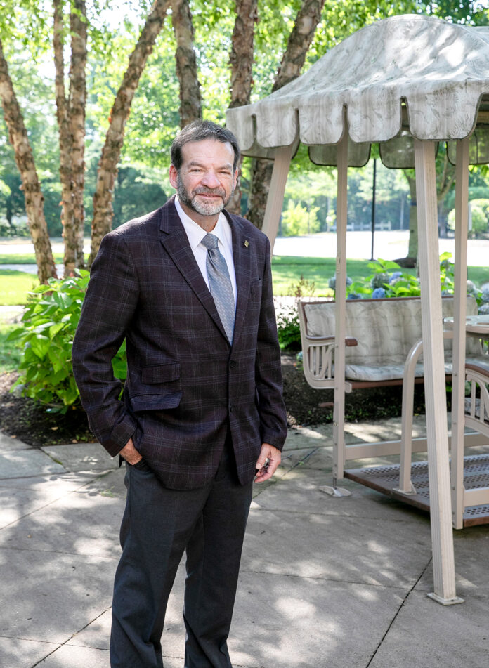 HOME SWEET HOME: Retired Saint Elizabeth Community CEO and President Steven Horowitz championed the creation of four Green House Homes, which are properties that have amenities similar to a regular home but residents receive equivalent care as if they were in a Saint Elizabeth facility.
PBN PHOTO/TRACY JENKINS HOME SWEET HOME: Retired Saint Elizabeth Community CEO and President Steven Horowitz championed the creation of four Green House Homes, which are properties that have amenities similar to a regular home but residents receive equivalent care as if they were in a Saint Elizabeth facility.
PBN PHOTO/TRACY JENKINS