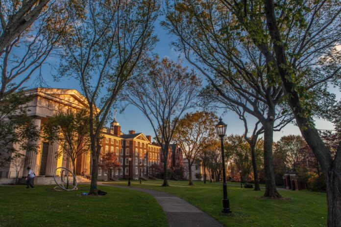 BROWN UNIVERSITY has shortened its seldom-used official name from Brown University in Providence in the State of Rhode Island and Providence Plantations to simply Brown University. / COURTESY BROWN UNIVERSITY