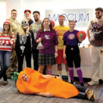 IN CHARACTER: Marcum LLP employees dress up in costumes for Halloween at the office. / COURTESY MARCUM LLP