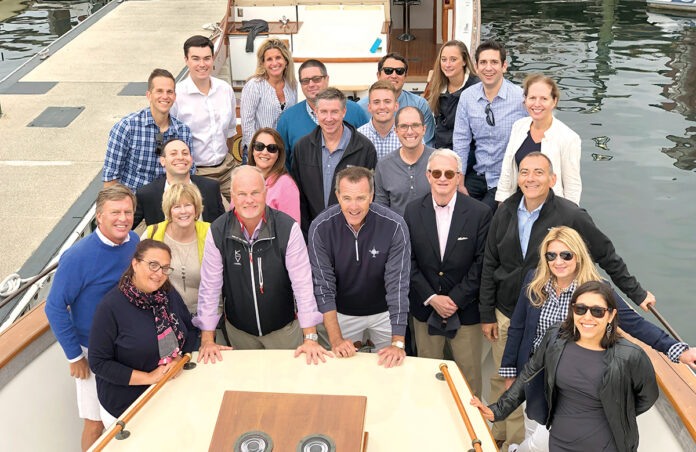 ON THE WATER: Duffy & Sweeney Ltd. employees enjoy the firm’s seaside summer outing in Newport recently.
COURTESY DUFFY & SWEENEY LTD. ON THE WATER: Duffy & Sweeney Ltd. employees enjoy the firm’s seaside summer outing in Newport recently.
COURTESY DUFFY & SWEENEY LTD.