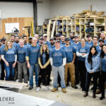 HELPING HUMANITY: Employees at Sweenor Builders Inc. helped its local Habitat for Humanity chapter with a project this year. COURTESY SWEENOR BUILDERS INC.