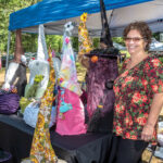 GARDEN PARTY: Paula Pecora Cardi recently launched Cardi’s Custom Creations, in which she teaches those who lack artistic abilities how to make, style and design garden gnomes.  / PBN PHOTO/MICHAEL SALERNO