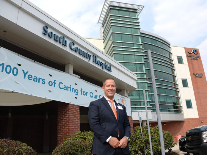 INDEPENDENT-MINDED: Aaron Robinson, CEO and president of South County Health, acknowledges that the COVID-19 pandemic has put a big strain on the small, independent health care company. / PBN PHOTO/ELIZABETH GRAHAM