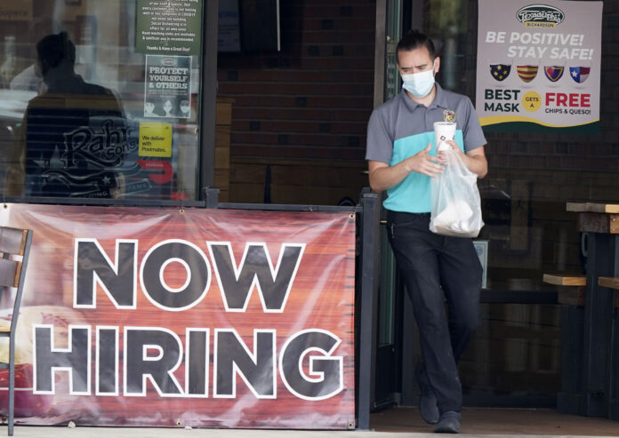THE NUMBER of Americans seeking unemployment benefits fell last week to 751,000, the lowest since March, but it's still historically high and indicates the viral pandemic is still forcing many employers to cut jobs. AP FILE PHOTO/LM OTERO THE NUMBER of Americans seeking unemployment benefits fell last week to 751,000, the lowest since March, but it's still historically high and indicates the viral pandemic is still forcing many employers to cut jobs. AP FILE PHOTO/LM OTERO