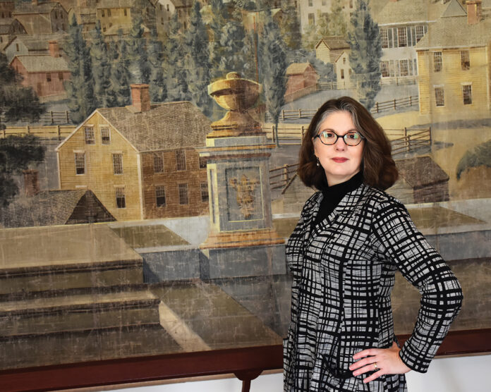 C. Morgan Grefe Rhode Island Historical Society executive director C. Morgan Grefe became executive director of the Rhode Island Historical Society in 2011, after serving as director of its Goff Center for Education and Public Programs for six years. She is the author of “The World in One Square Mile: Central Falls,” a children’s historical fiction book. / COURTESY GAGE M. PRENTISS