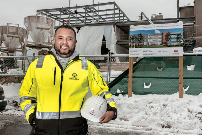 HE’S STILL STANDING: It’s been a struggle, but Jhonny Levya has kept his business, Heroica Construction Inc., operating during the pandemic. As head of the Black Contractors Association of Rhode Island, he’s unsure how other minority-owned businesses will weather the crisis.  PBN PHOTO/MICHAEL SALERNO
