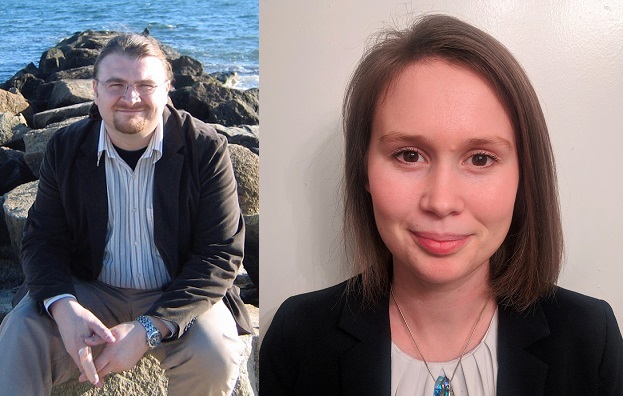 MICHAEL F. ARMEY, a research psychologist at Butler Hospital, and Melanie Bozzay, health science specialist at the Providence VA Medical Center, are leading a study that looks at the impact of sleep disruption on patients who are at a high risk of suicide. / COURTESY CARE NEW ENGLAND HEALTH SYSTEM