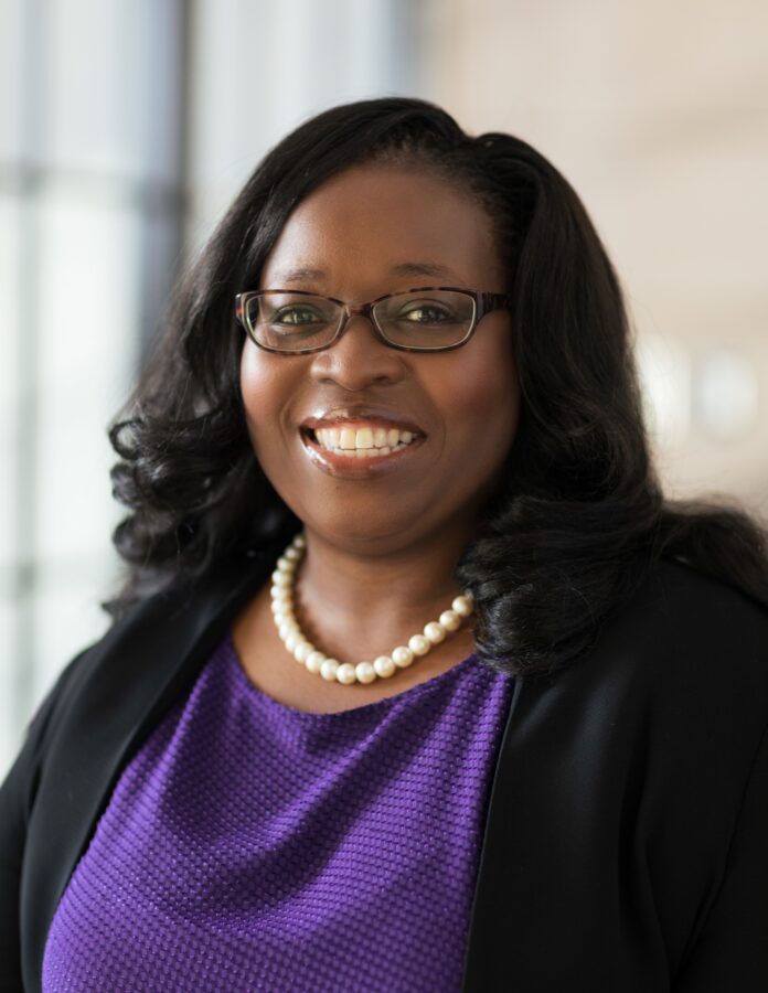 DEBRENNA LAFA AGBENYIGA has been appointed as the new provost and vice president of academic affairs at Stonehill College. / COURTESY STONEHILL COLLEGE