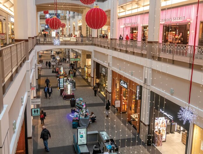 Common areas of the Providence Place Mall.PBN PHOTO/MICHAEL SALERNO SOME OBSERVERS say the differences in sales-tax policies among the states create a burden on retailers that have to navigate the varied tax requirements when they do business in other states. / PBN FILE PHOTO/MICHAEL SALERNO