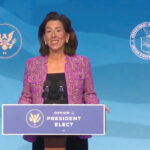 Gov. Raimondo falling short of her own leadership standards RADIO SILENCE: Gov. Gina M. Raimondo speaks in Delaware on Jan. 8 to accept her nomination as United States secretary of commerce. She’s spoken publicly in Rhode Island once since Dec. 22 and has not taken questions from the media since then. / SCREENSHOT OF BIDEN CABINET NOMINATONS ANNOUNCEMENT
