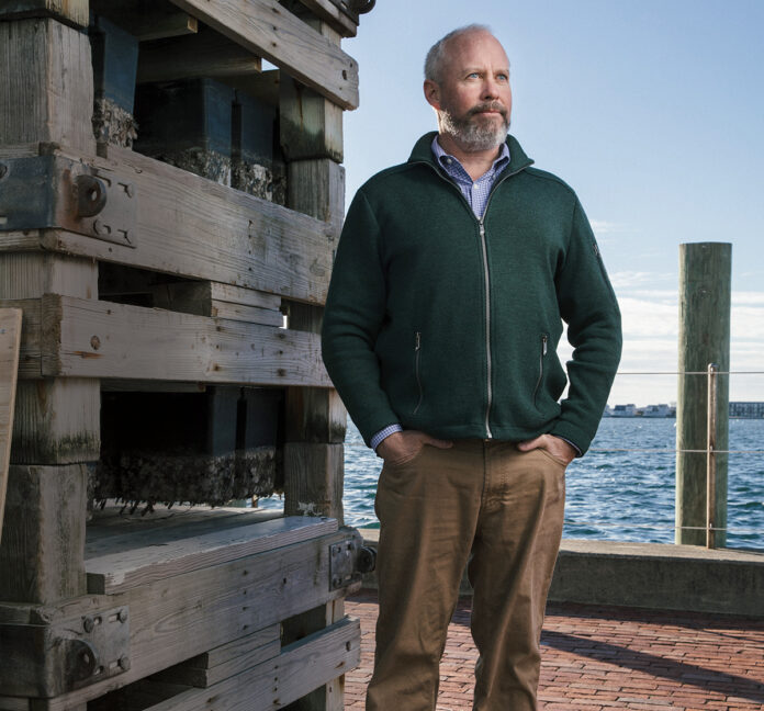 Colin P. Kane helped establish Peregrine Group LLC in 2001.
The real estate development and
advisory firm has offices in East Providence, Newport and Boston. / PBN PHOTO/RUPERT WHITELEY Colin P. Kane helped establish Peregrine Group LLC in 2001.
The real estate development and
advisory firm has offices in East Providence, Newport and Boston. / PBN PHOTO/RUPERT WHITELEY