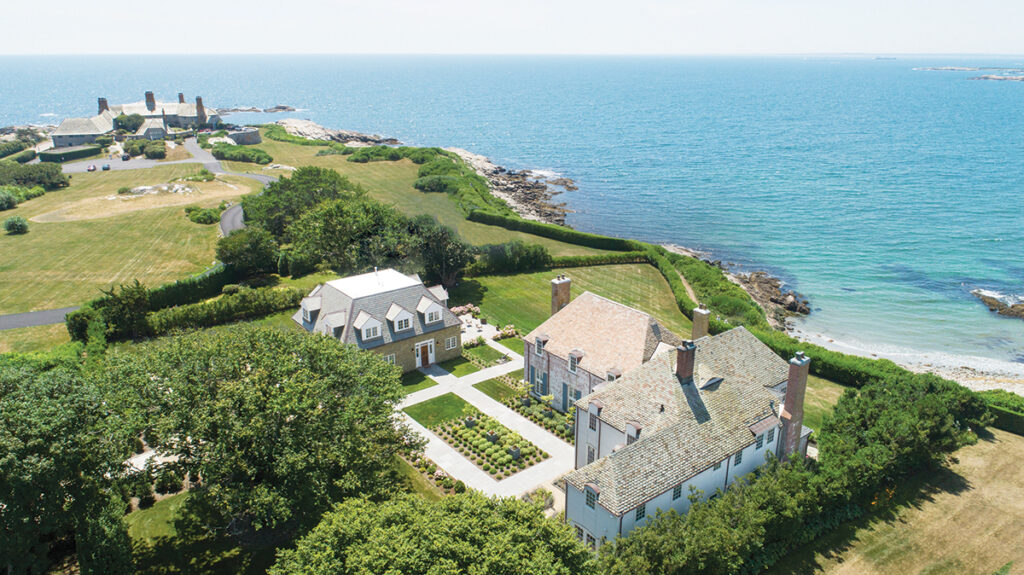 5. 41 Ledge Road, | NewporT | PRICE: $9,400,000 | DATE SOLD: Feb. 24, 2020 | BUYER: Dirty Water LLC | SELLERS: Grazyna and Andrew Sadanowicz | BROKER: Lila Delman Real Estate (buyer and seller) | YEAR BUILT: 1926 | BATHROOMS: 6 full, 2 half | BEDROOMS: 6 | LIVING SPACE: 8,100 square feet | PREVIOUS PRICE: Sold for $5,000,000 in 2014. / Courtesy Lila Delman Real Estate