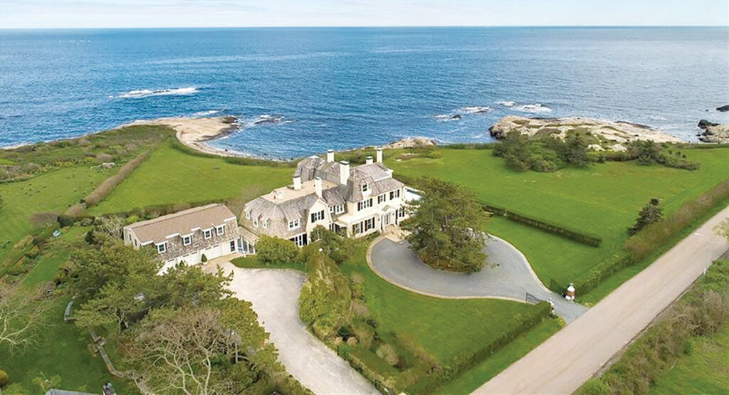 7. 42 Ledge Road, Newport | PRICE: $8,600,000 | DATE SOLD: April 9, 2020
BUYER: 42 Ledge Road LLC | SELLER: Marion Charles | BROKER: Gustave White Sotheby’s Realty (buyer); Lila Delman Real Estate (seller) | YEAR BUILT: 1880 | BATHROOMS: 9 full, 1 half | BEDROOMS: 11 | LIVING SPACE: 12,367 square feet | PREVIOUS PRICE: Last assessed at $7,357,100 in 2018. / Courtesy Lila Delman Real Estate