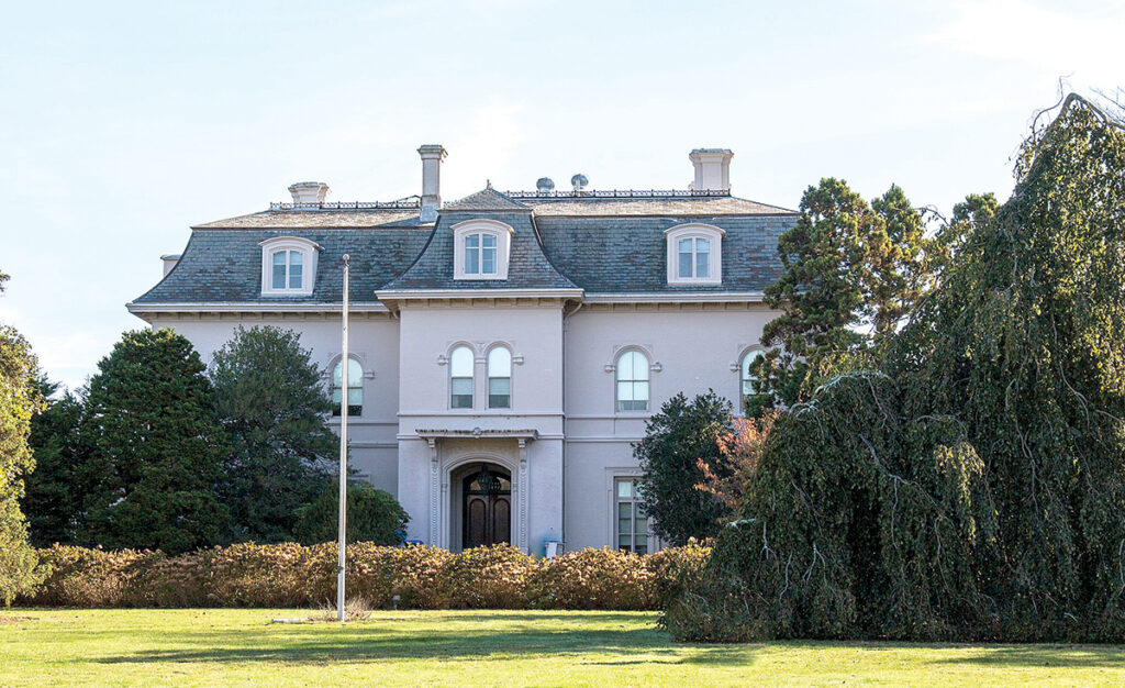 2. 614 Bellevue Ave., Newport | PRICE: $12,264,000 | DATE SOLD: March 27, 2020 | BUYERS: Diane B. Wilsey Revocable Trust and Diane B. Wilsey trustee | SELLERS: Ruth H. Buchanan RET and Todd Traina trustee | BROKER: Mott & Chace Sotheby’s International Realty (seller) | YEAR BUILT: 1859 | BATHROOMS: 15 full, 1 half | BEDROOMS: 19 | LIVING SPACE: 16,500 square feet | PREVIOUS PRICE: Last assessed at $10,955,500 in 2020. / Courtesy Lisette Rooney