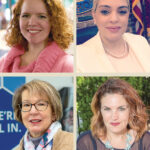 LADIES FIRST: Clockwise from top left: Katje Afonseca, CEO of Big Brothers Big Sisters of Rhode Island; Central Falls Mayor Maria Rivera; Kristen Adamo, CEO and president of the Providence Warwick Convention & Visitors Bureau; and Sandra J. Pattie, CEO and president of BankNewport, will be panelists during the virtual one-year anniversary celebration of the Women’s Business Council, hosted by the Northern Rhode Island Chamber of Commerce, on March 25. / COURTESY LORI VINER AND MARIA RIVERA/PBN FILE PHOTOS/MICHAEL SALERNO AND KATE WHITNEY LUCEY