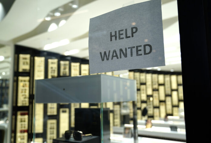 THE NUMBER of individuals collecting unemployment in Rhode Island last week totaled 76,112. / AP FILE PHOTO/LYNNE SLADKY