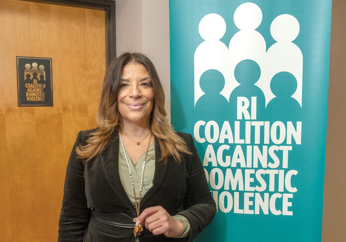 ALWAYS AVAILABLE: Tonya Harris, executive director of the Rhode Island Coalition Against Domestic Violence, said the group’s shelters remained open during the COVID-19 pandemic to provide people a safe haven if they were fleeing a violent situation, while the organization’s 24-hour hotline remained on call. / PBN PHOTO/MICHAEL SALERNO