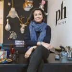 CURIOSITY WELCOMED: ­Priyadarshini Himatsingka, owner of pH Factor on Hope Street in Providence, doesn’t mind discussing her Indian roots with customers who ask about her background. / PBN PHOTO/RUPERT WHITELEY