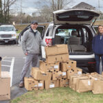 GIVING THANKS: Davitt Inc. employees deliver turkeys and gift bags to all company employees in 2020.  / COURTESY DAVITT INC.