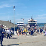 HERE THEY COME: Block Island is expecting a strong summer tourism season, based on the boatloads of tourists already flocking there from the mainland. / PBN FILE PHOTO/K. CURTIS