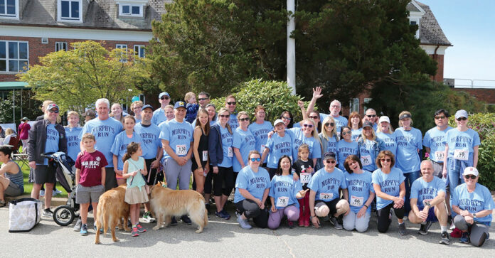 OUT FOR A RUN: South County Health employees participate in the hospital’s Centennial 5K event in South Kingstown. The charity run benefited cancer care services at South County Hospital. / COURTESY SOUTH COUNTY HEALTH