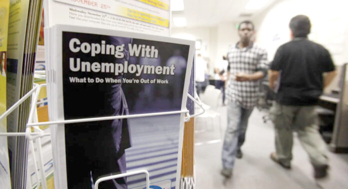 THE RHODE ISLAND unemployment rate was 5.8% in August, an increase of 0.1 percentage points from July, but a decline from 12.6% in August 2020. / AP FILE PHOTO/PAUL SAKUMA