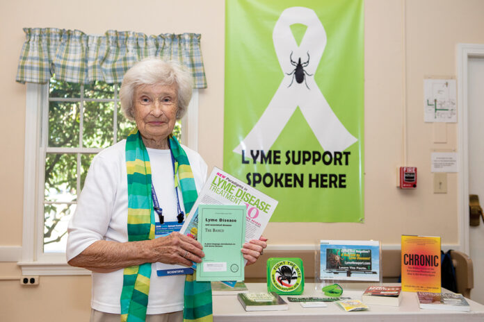 CAMPAIGN WORKER: Jane Barrows, founder of Lyme Newport, says awareness efforts about tick-borne infections have taken on new importance in the COVID-19 era because similar symptoms could lead to misdiagnosis. / PBN PHOTO/KATE WHITNEY LUCEY
