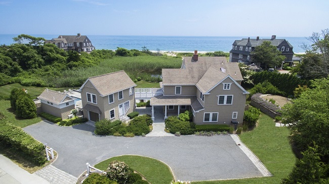 A CUSTOM HOME at 3 Kidds Way in Westerly recently sold for $8.5 million in the town’s second-largest residential real estate deal of the year, according to Lila Delman Compass. / COURTESY LILA DELMAN COMPASS