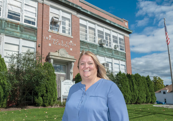 AT THE READY: Eileen Crudele, director of special education at Smithfield Public Schools, says each school has a full-time psychologist, and there are five social workers to handle an uptick in mental health issues among students. / PBN PHOTO/MICHAEL SALERNO AT THE READY: Eileen Crudele, director of special education at Smithfield Public Schools, says each school has a full-time psychologist, and there are five social workers to handle an uptick in mental health issues among students. / PBN PHOTO/MICHAEL SALERNO