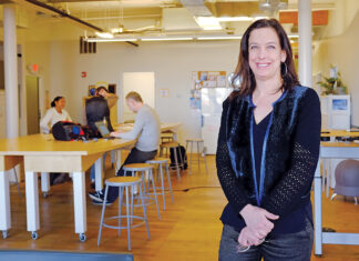 Lending some help to little guys SMALL-BUSINESS STARTER: Providence-based Maternova Inc. was the first medtech venture to complete an accelerator program at Social Enterprise Greenhouse. The company’s founder, Meg Wirth, foreground, is now SEG’s director of health and wellness. / PBN FILE PHOTO/ELIZABETH GRAHAM