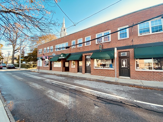 THE BRICK COMMERCIAL building at 38 to 42 Spring St. in Newport recently sold for $1.9 million. / COURTESY RESIDENTIAL PROPERTIES LTD.