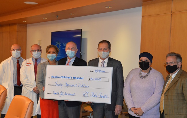 R.I. Senate President's Cup donation